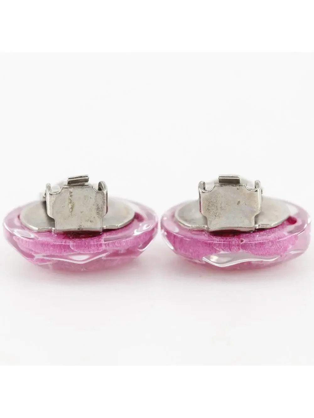 Chanel Camellia Clip-On Earrings #327465C50B